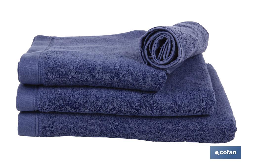 TOALLA DUCHA AZUL MARINO GR.580/M2 MODELO MARIN 70X140cm