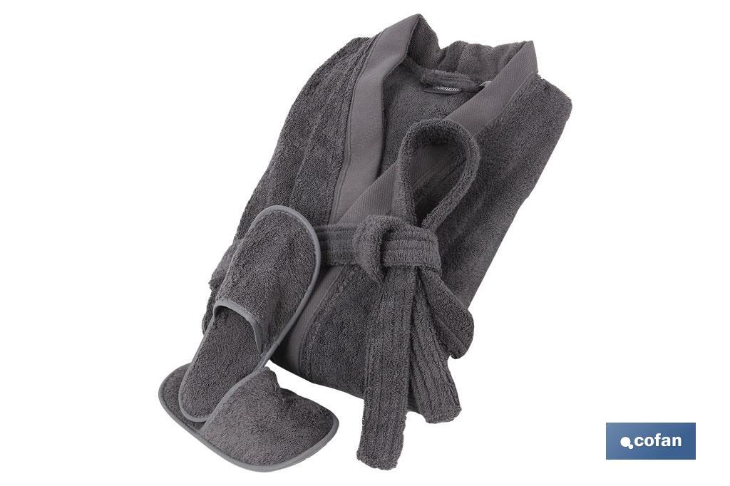 ALBORNOZ GRIS ANTRACITA GR.500/M2 MODELO PIEDRA TALLA M