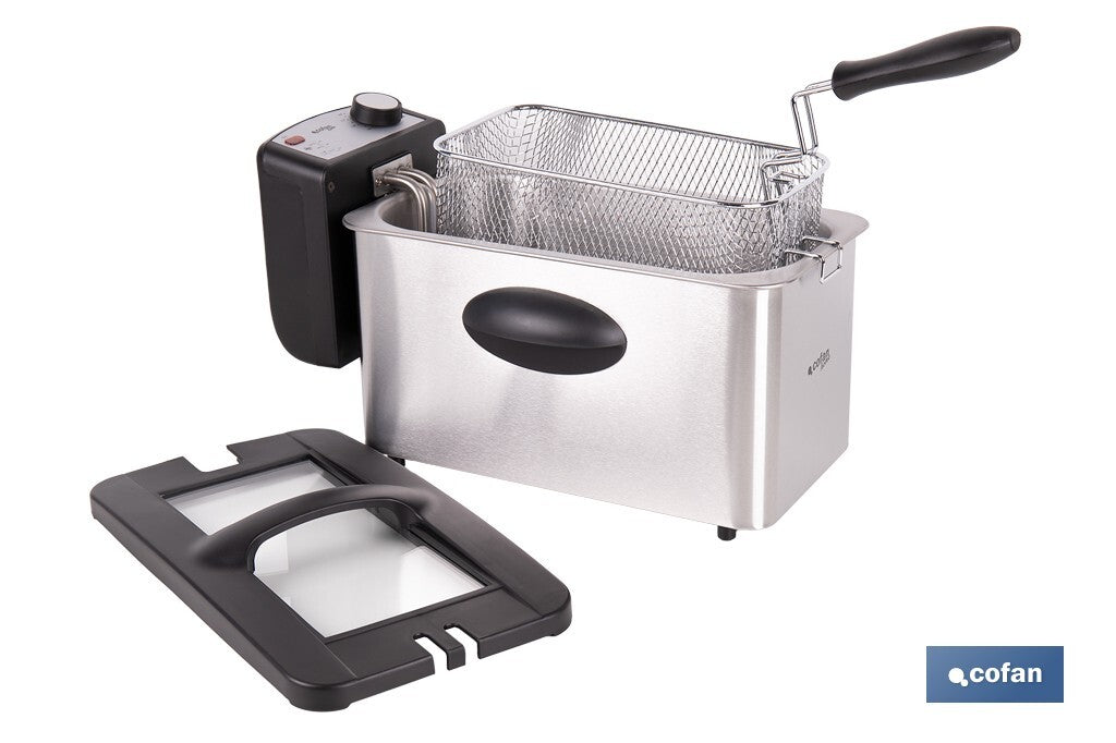 FREIDORA ELECTRICA ACERO INOXIDABLE 3L 2000W