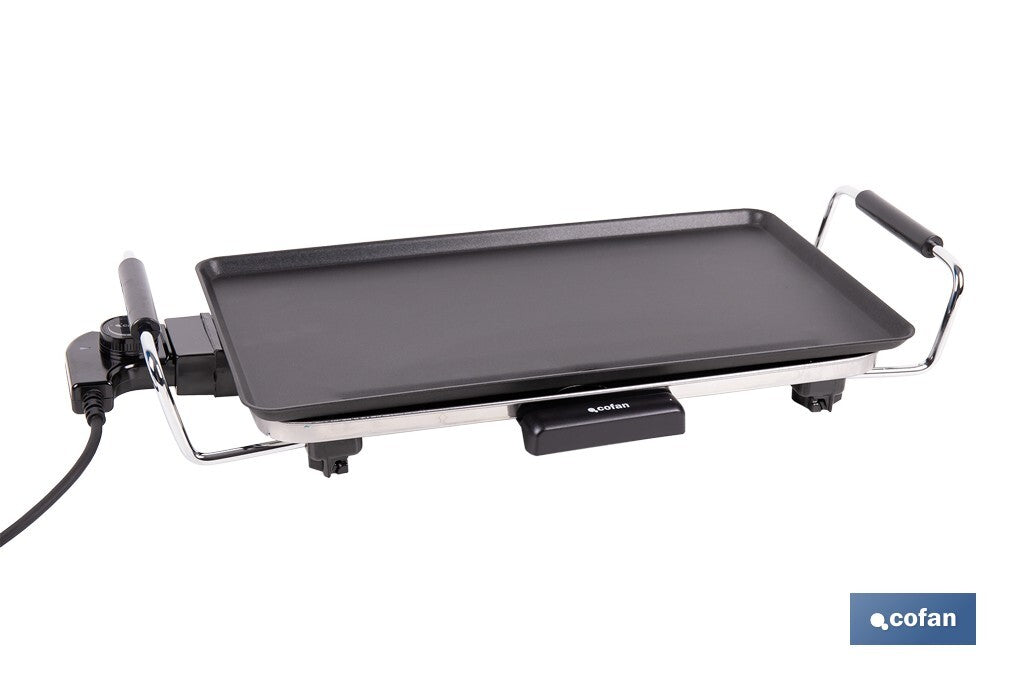 PLANCHA DE ASAR ELECTRICA 2000W 45 X 25 X 7 CM