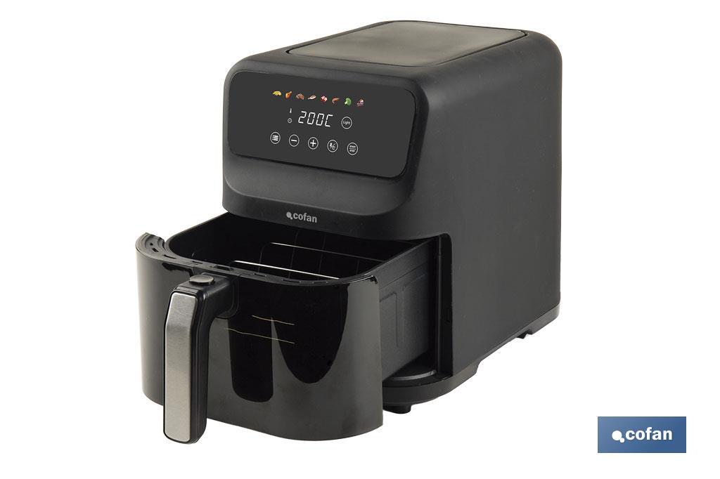 FREIDORA DE AIRE DIGITAL SLIM CON VENTANA  5 L 1500 W