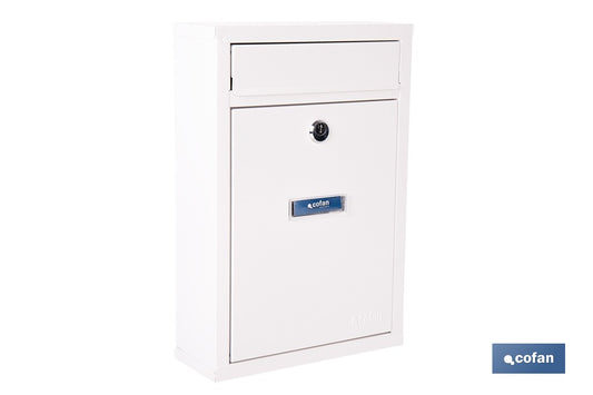 BUZÓN CORREO EXTERIOR BLANCO MODELO LETTER 320x215x85mm