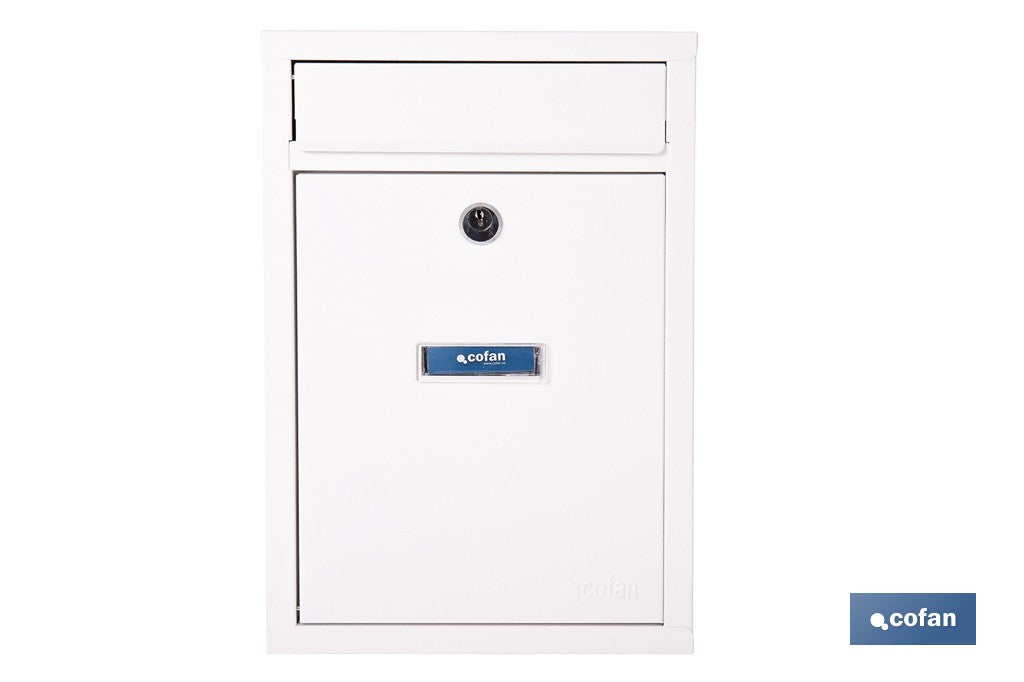 BUZÓN CORREO EXTERIOR BLANCO MODELO LETTER 320x215x85mm