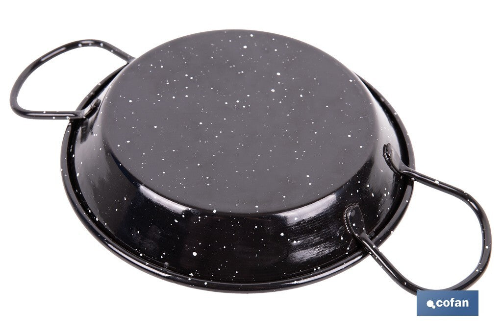PAELLERA ACERO ESMALTADA Ø15cm