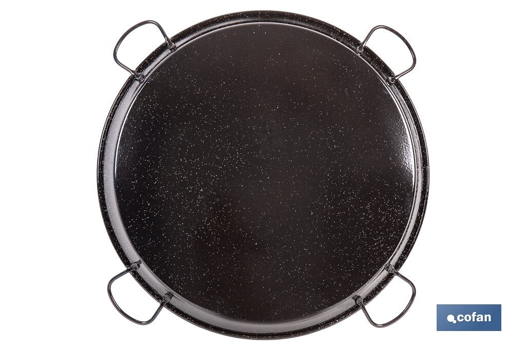 PAELLERA ACERO ESMALTADA Ø90cm (4 asas)