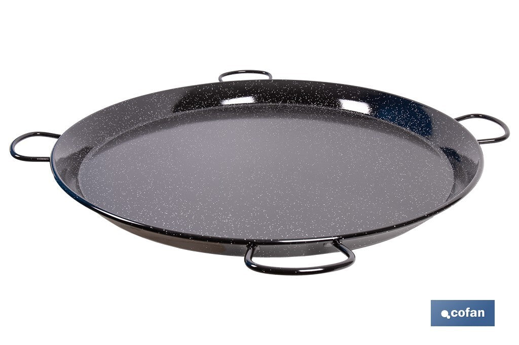PAELLERA ACERO ESMALTADA Ø90cm (4 asas)