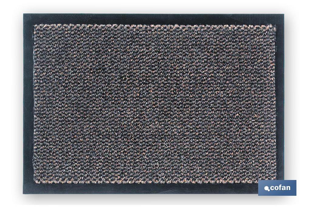 FELPUDO INTERIOR POLIPROPILENO 40X60cm MARRÓN
