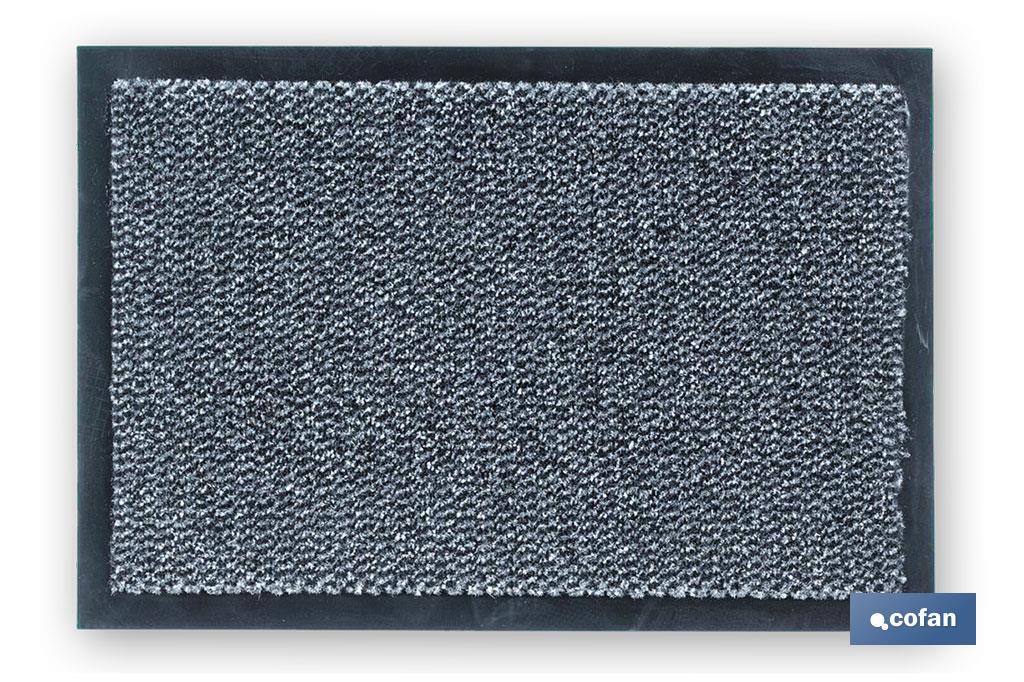 FELPUDO INTERIOR POLIPROPILENO 40X60cm GRIS