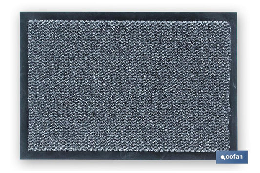FELPUDO INTERIOR POLIPROPILENO 40X60cm GRIS