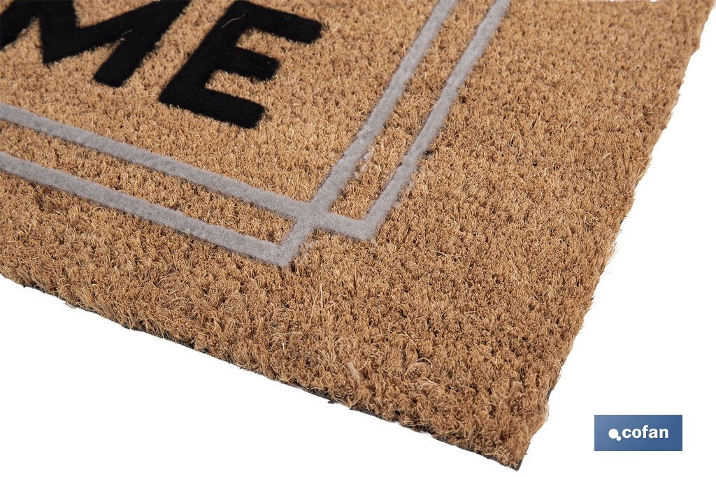 FELPUDO INTERIOR COCO FLOQUEADO 40 X 60 X 1.60 CM (HOME)