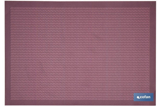 FELPUDO  ROJO 50x70cm