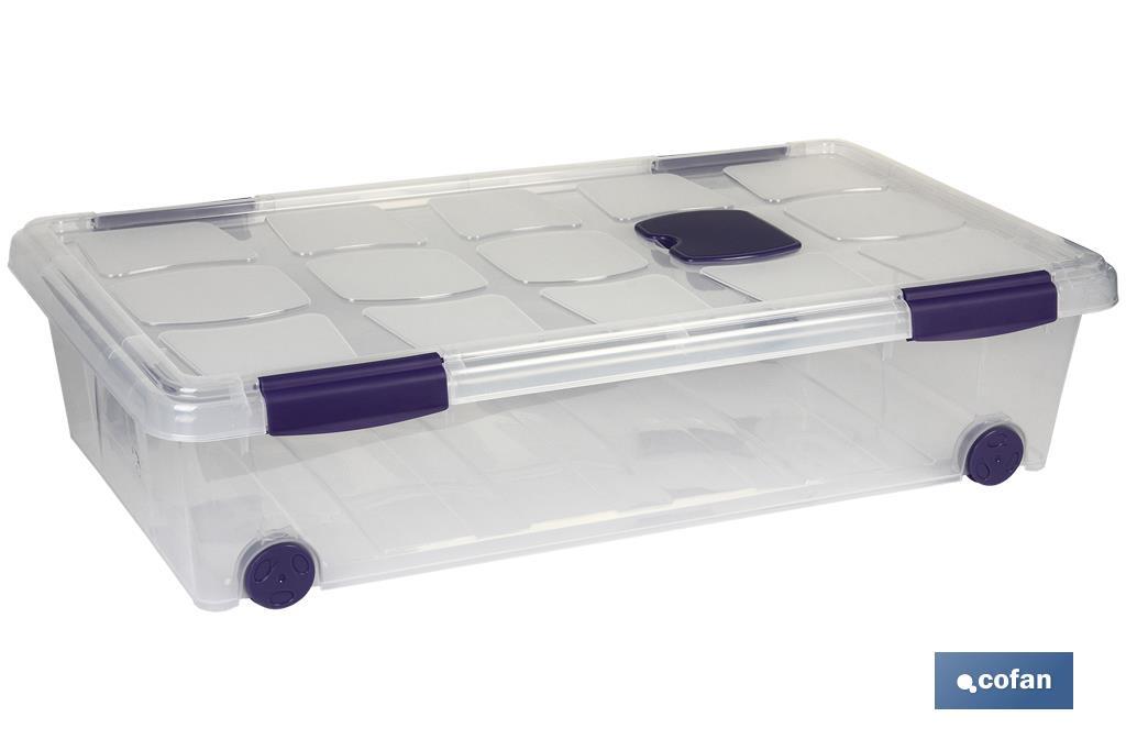 CAJA ORDENACION CON RUEDAS 30L MODELO RICORDI 73X41X18cm