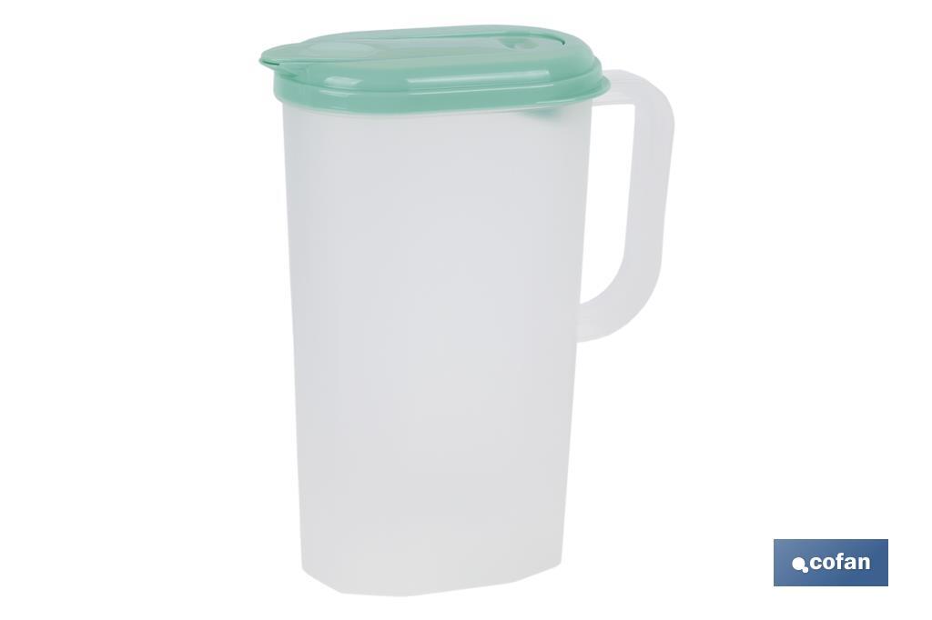 JARRA DE AGUA 2L VERDE  MODELO MANANTIAL 25X19X9.5cm