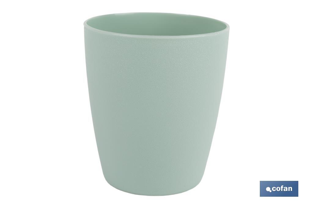 VASO DE AGUA VERDE AGUA MODELO NARA 400ml (venta unitaria)