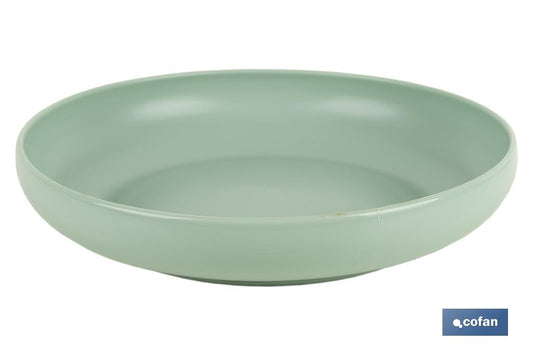 PLATO VERDE AGUA 20cm MODELO NARA 850ml (venta unitaria)