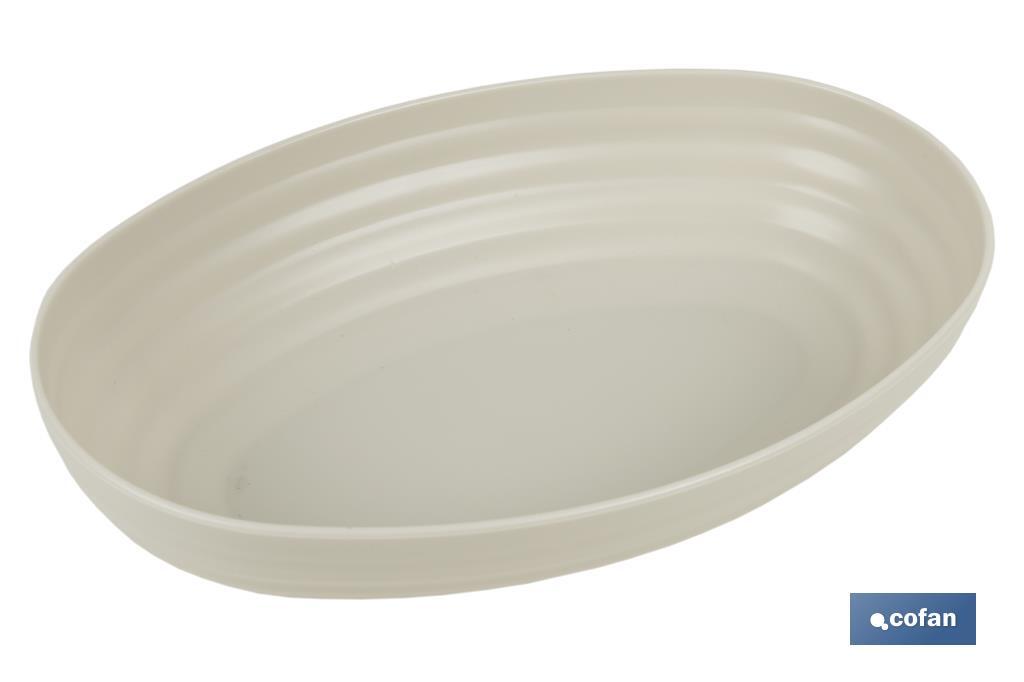 FUENTE OVALADA BEIS 24X16X5.5cm MODELO NARA 1080ml
