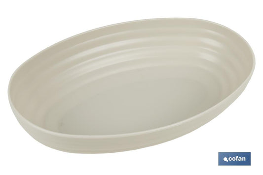 FUENTE OVALADA BEIS 24X16X5.5cm MODELO NARA 1080ml