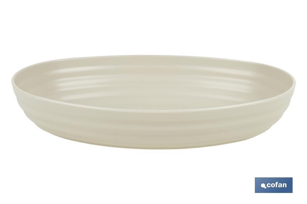 FUENTE OVALADA BEIS 24X16X5.5cm MODELO NARA 1080ml venta unitaria