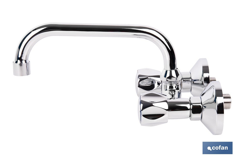 GRIFO MEZCLADOR DE COCINA /LAVADERO PARA PARED DISTANCIA DE 11 CM