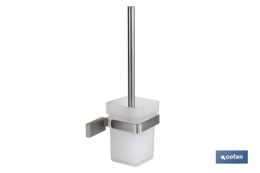 ESCOBILLERO INODORO GAMA MADEIRA INOX 304 SATIN