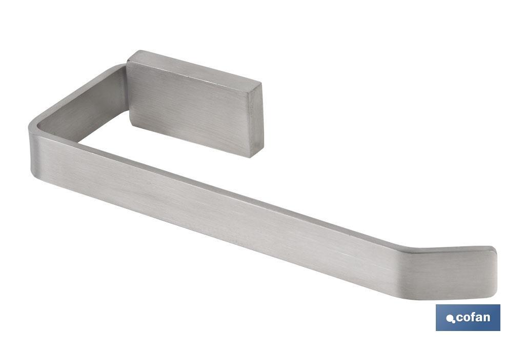 PORTARROLLO/TOALLERO GAMA MADEIRA INOX 304 SATIN