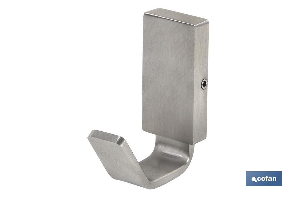 PERCHA GAMA MADEIRA INOX 304 SATIN