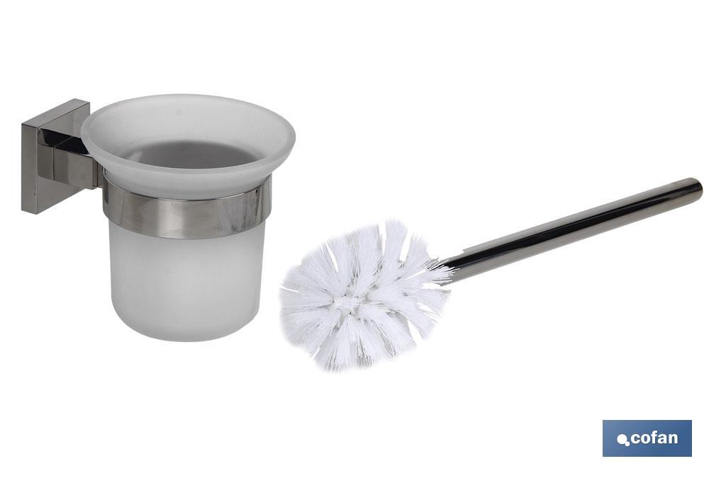 ESCOBILLERO INODORO GAMA MARVAO INOX 304 BRILLO