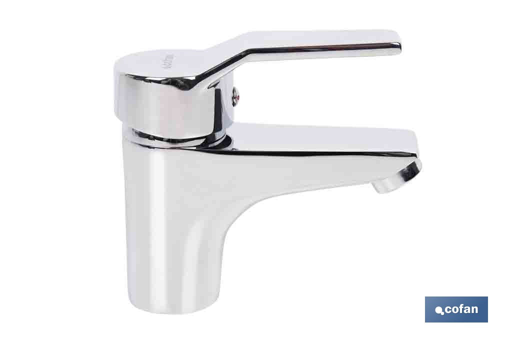 GRIFO MONOMANDO PARA LAVABO COLOR INOX.40 MM