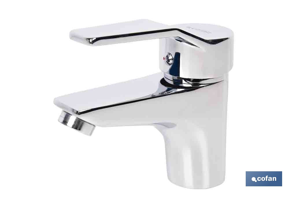 GRIFO MONOMANDO PARA LAVABO COLOR INOX.40 MM