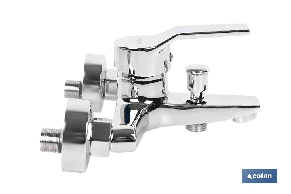 GRIFO MONOMANDO PARA BAÑERA COLOR INOX.40 MM