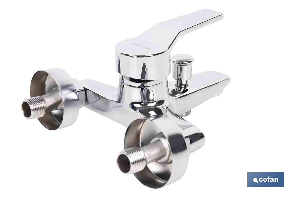 GRIFO MONOMANDO PARA BAÑERA COLOR INOX.40 MM