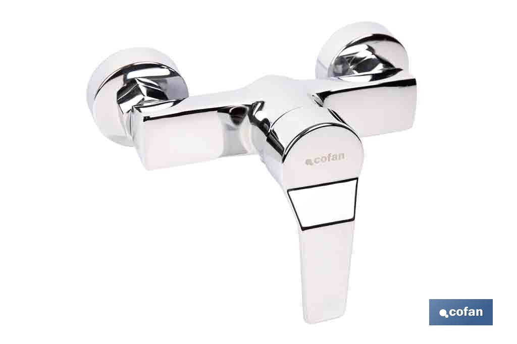 GRIFO MONOMANDO PARA DUCHA COLOR INOX. 40 MM