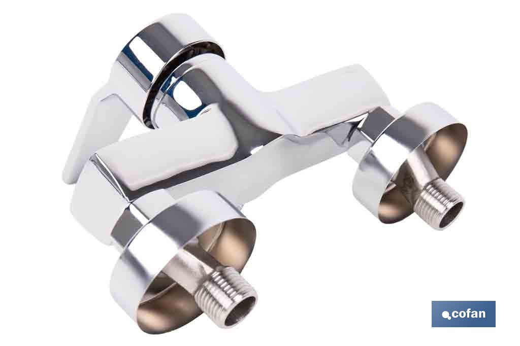 GRIFO MONOMANDO PARA DUCHA COLOR INOX. 40 MM