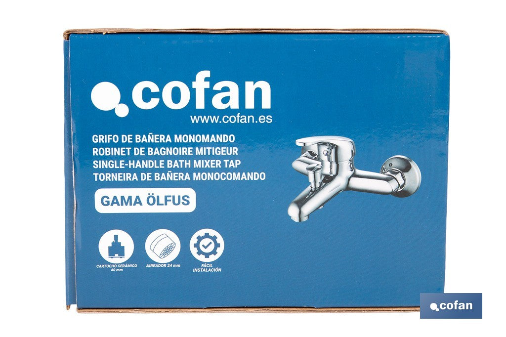 GRIFO MONOMANDO PARA BAÑERA GAMA ÖLFUS 40 MM