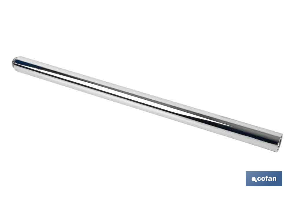 TUBO ALARGADOR DE DUCHA CROMADO M18 Ø24 400 MM