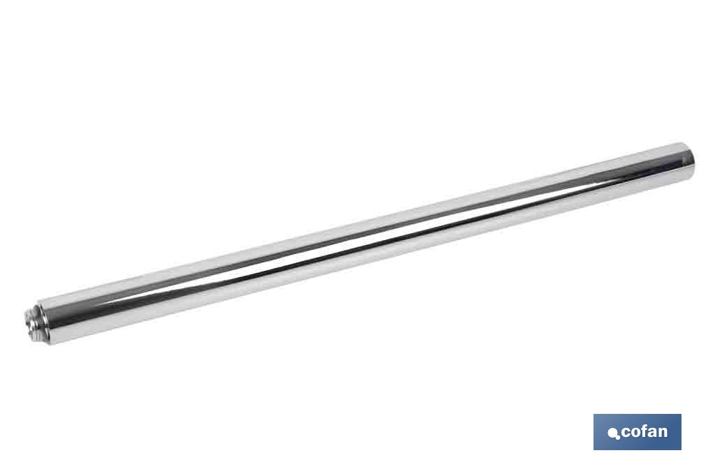TUBO ALARGADOR DE DUCHA CROMADO M18 Ø24 400 MM