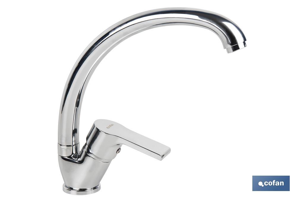 GRIFO MONOMANDO FREGADERO CAÑO ALTO MODELO ROSS