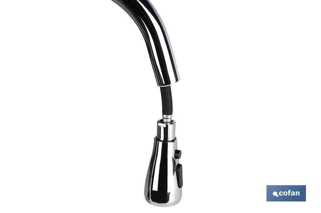 GRIFO COCINA MONOMANDO CON DUCHA 40 MM