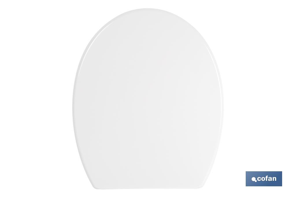 TAPA WC  FORMA OVAL LIBERACIÓN RAPIDA 44.9 X 37.5 CM