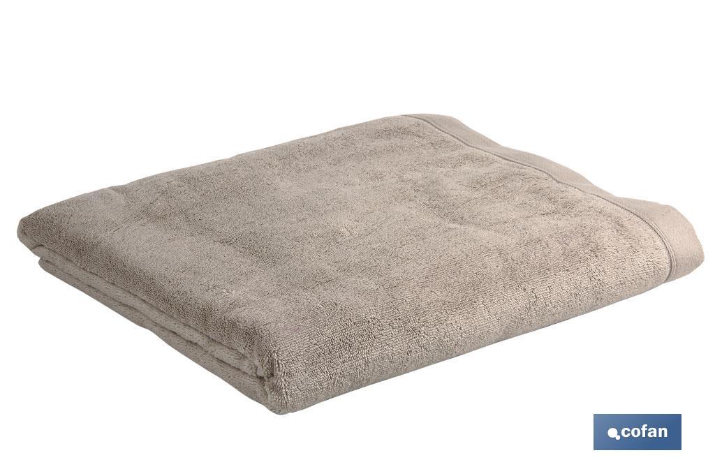 JUEGO DE 3 TOALLAS BEIGE 580 G/M2 GAMA ABISINIA 30X50  50X100  70X140 CM