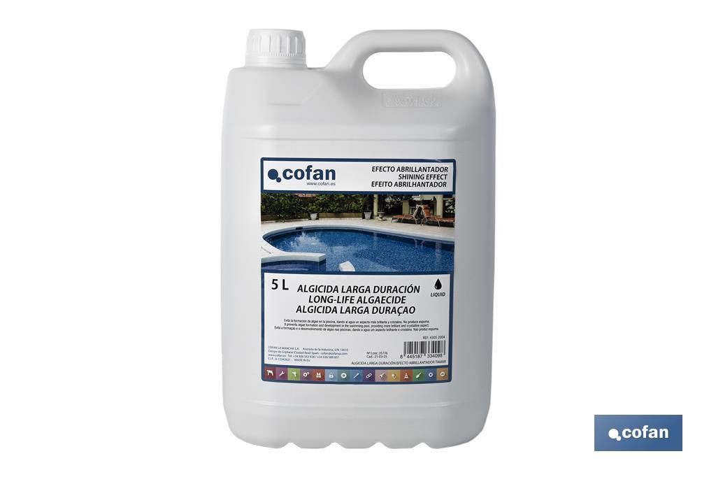 ALGICIDA LARGA DURACION EFECTO ABRILLANTADOR 5 L COFAN