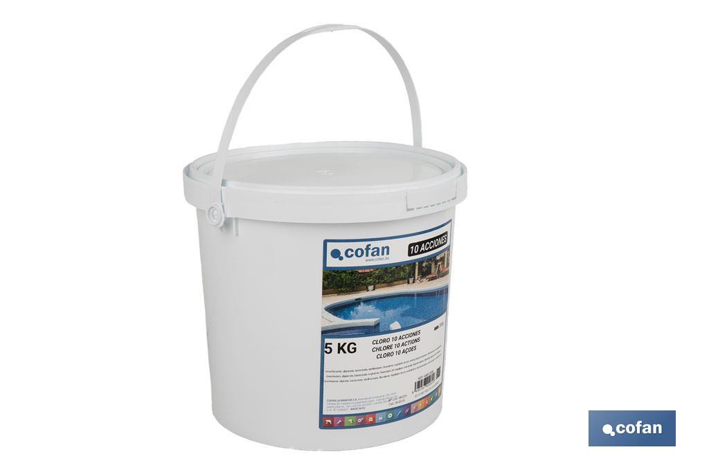 CLORO 10 ACCIONES TABLETA 5 KG COFAN