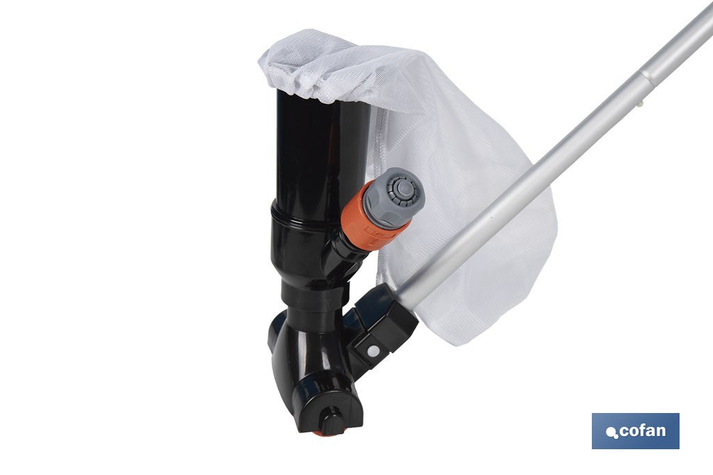 ASPIRADOR PARA PISCINA CON PÉRTIGA 120 CM 230 X 135 MM