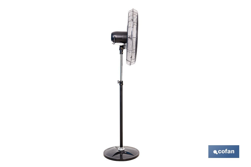 VENTILADOR INDUSTRIAL DE PIE OSCILANTE CON 3 VELOCIDADES Ø65 CM 200 W