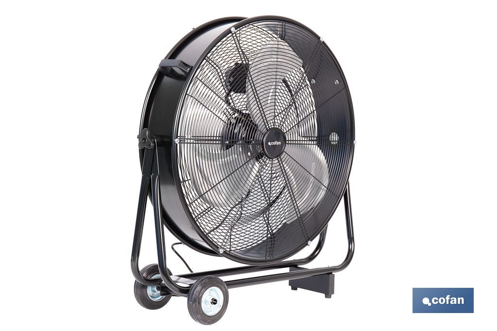 VENTILADOR INDUSTRIAL DE SUELO CON 3 VELOCIDADES Ø60 CM 124 W