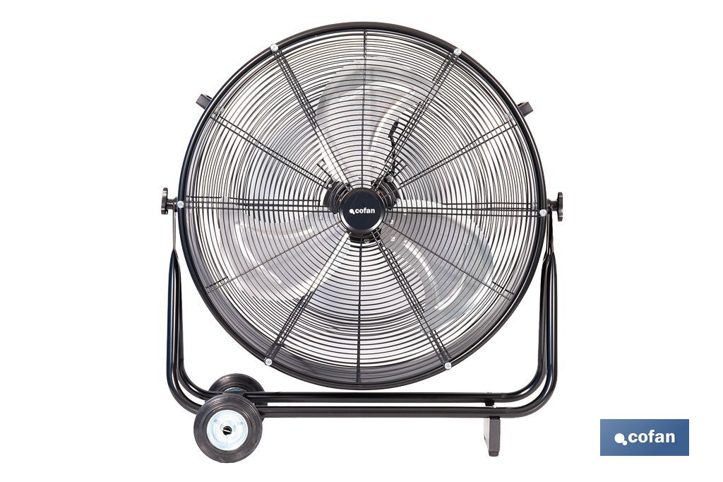 VENTILADOR INDUSTRIAL DE SUELO CON 2 VELOCIDADES Ø90 CM 300 W