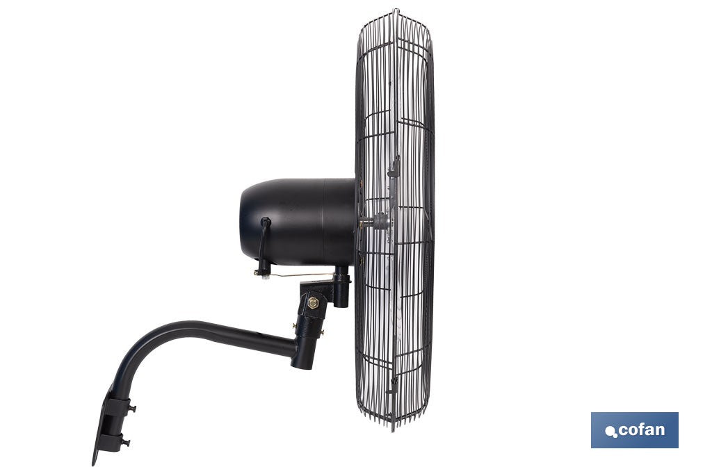VENTILADOR INDUSTRIAL DE PARED OSCILANTE CON 3 VELOCIDADES Ø65 CM 200 W