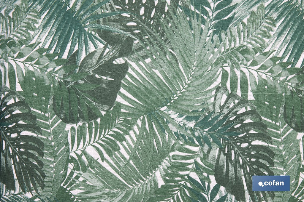 FUNDA ACOLCHADA PARA TABLA DE PLANCHAR 135 x 53 CM RAMAS VERDES