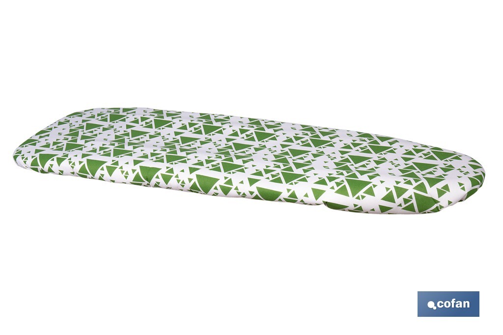 FUNDA ACOLCHADA PARA TABLA DE PLANCHAR 140 X 60 CM VERDE