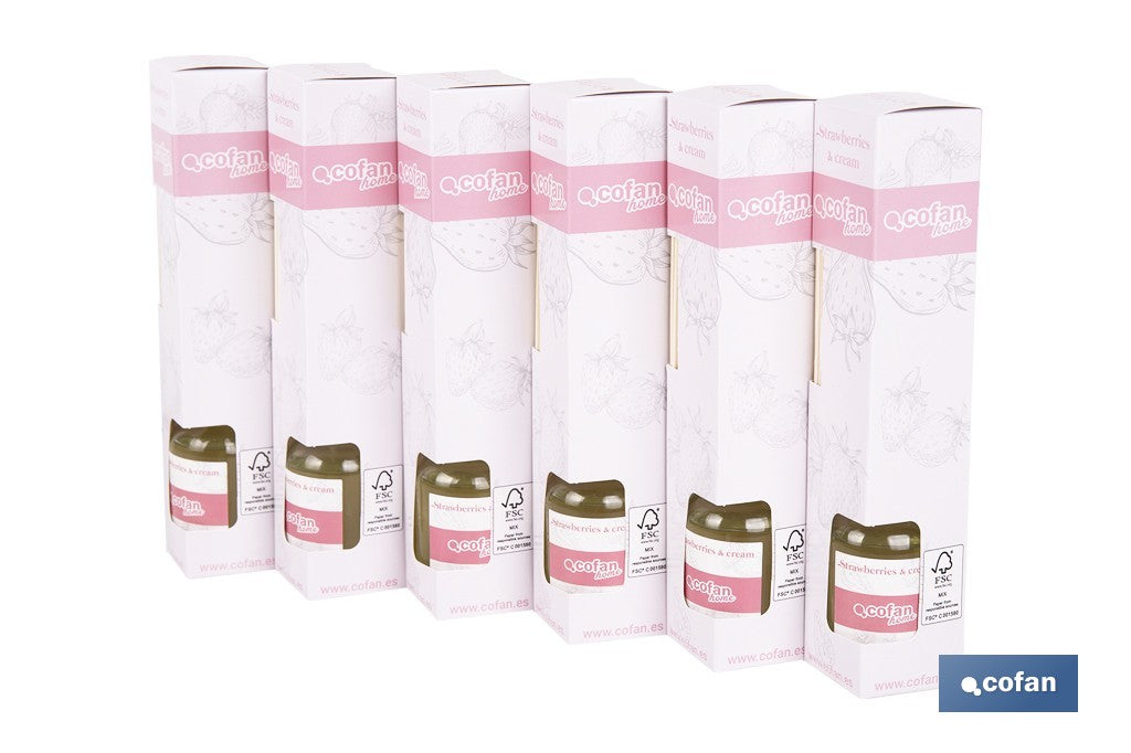 AMBIENTADOR DE VARILLAS STRAWBERRIES AND CREAM 50 ML venta unitaria
